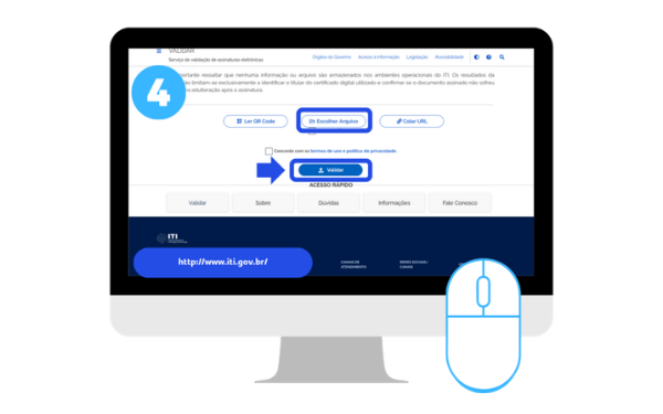Validação de assinatura digital - passo 4